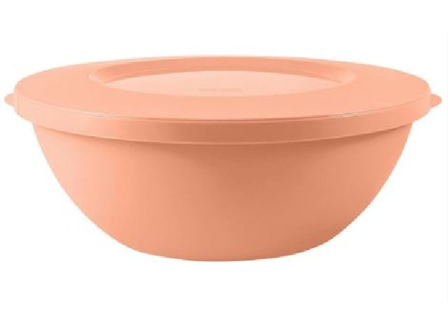 Миска с крышкой HELSINKI 2л персиковая карамель